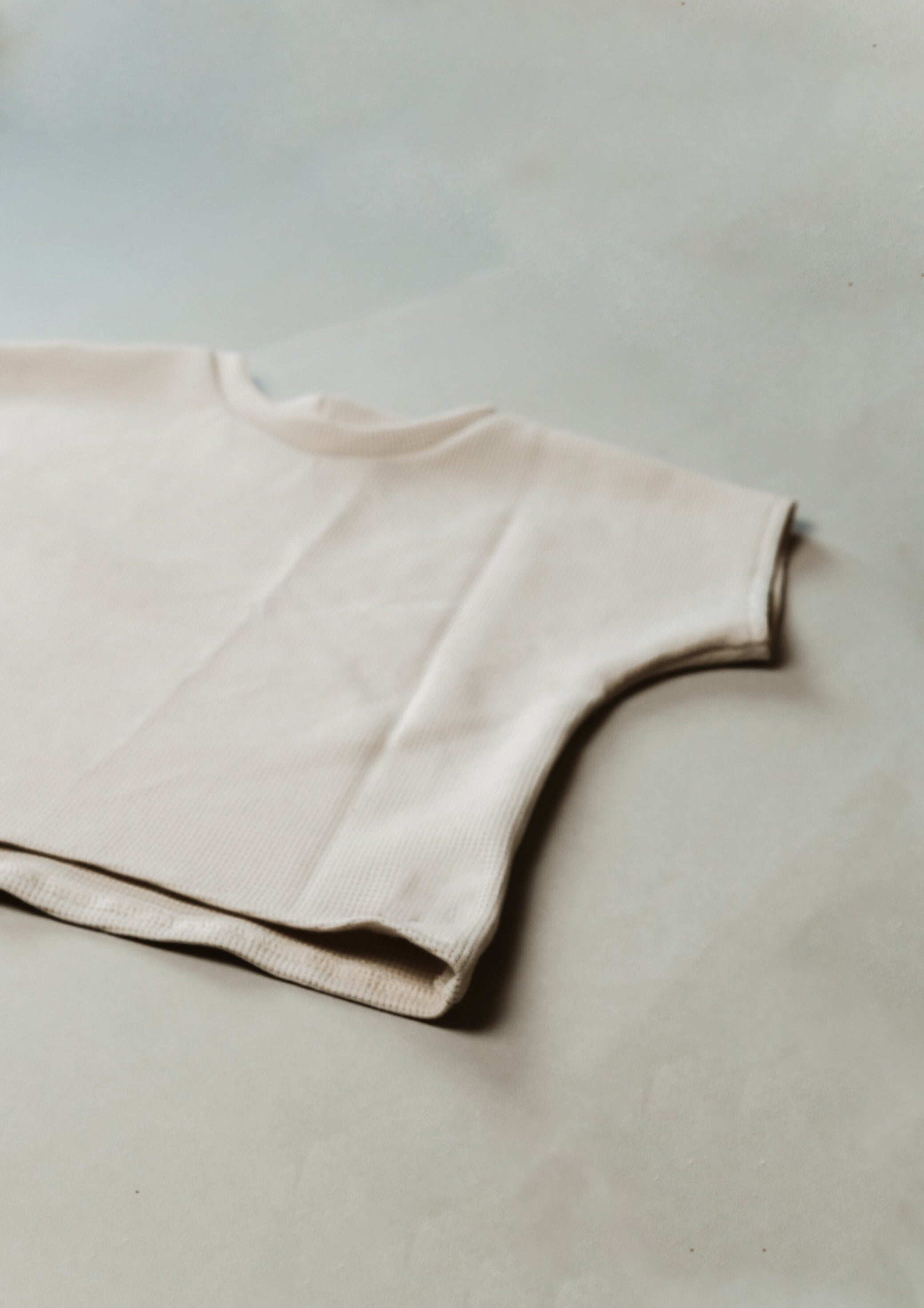 Oversized Shirt Waffle Knit